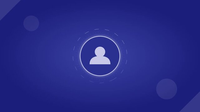 user profile account avatar login animated icon