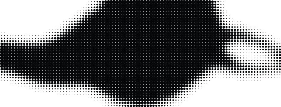 Abstract geometric dots pattern with gradient fade effect design