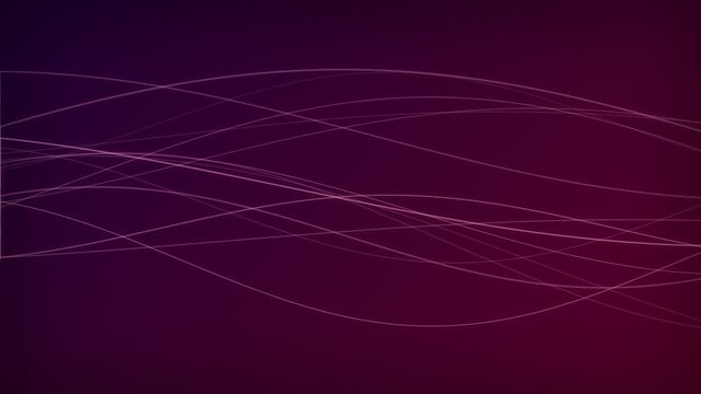 Abstract purple gradient background with flowing wavy lines and elegant curves creating a modern digital concept for creative artistic projects