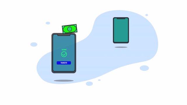 Mobile direct deposit and digital money transfer between smartphones