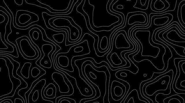 Abstract topographic map contour lines pattern