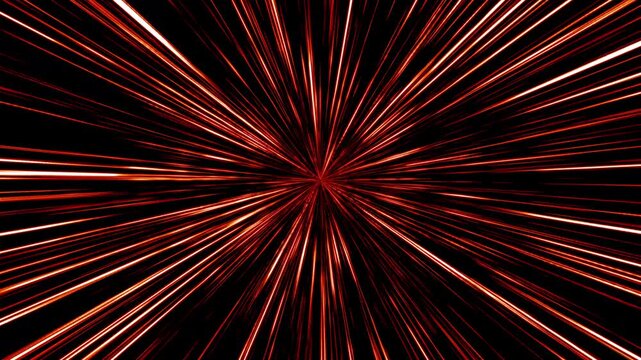Modern neon-style explosion of lines creating a powerful visual impact.