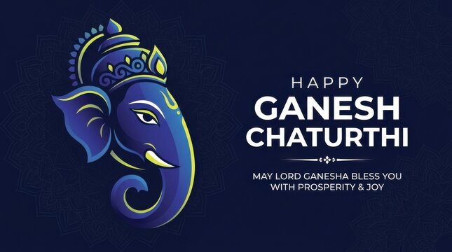 Modern Ganesh Festival Logo
