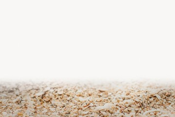 Obraz premium Beach sand background, off white design