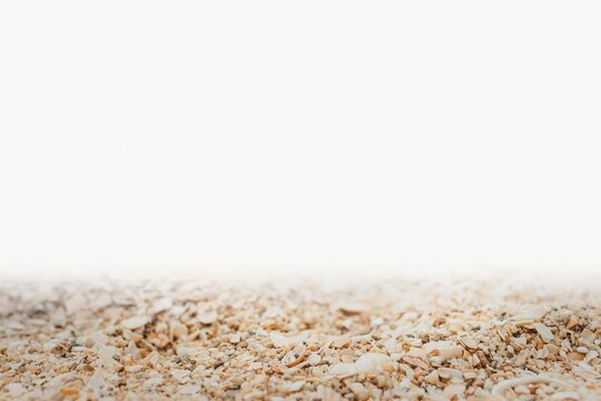Beach sand background, off white design