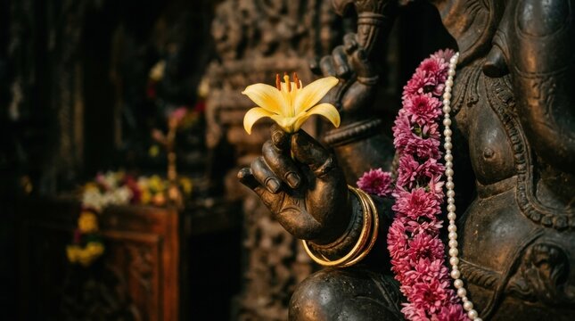 Temple Flower Offering