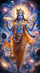 Fototapeta premium Lord Vishnu | Vishnu | Bhagawan Vishnu | vishnu Images