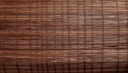 Obraz premium Dark Brown Straw Marquetry Horizontal