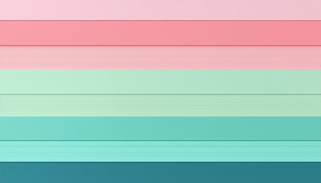 Fondo Abstracto De Papel Con Franjas Horizontales En Tonos Pastel Rosa Verde Menta Y Azul Para Diseno Creativo