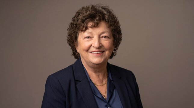 Professional Woman Smiling at Camera Portrait