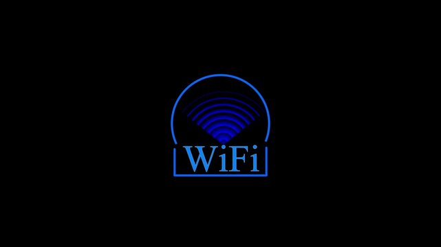 Wi-Fi signal; Web connectivity animation; Internet connection icon; wireless hotspot icon