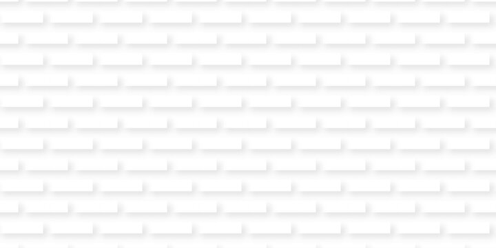 white brick wall texture and solid bricks seamless pattern background. Architecture construction stone block brick wallpaper.	