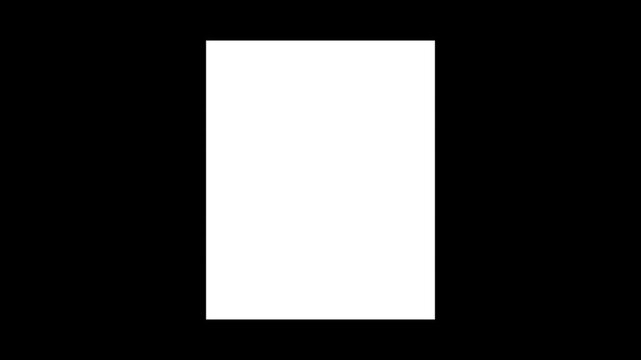 A blank sheet of white paper