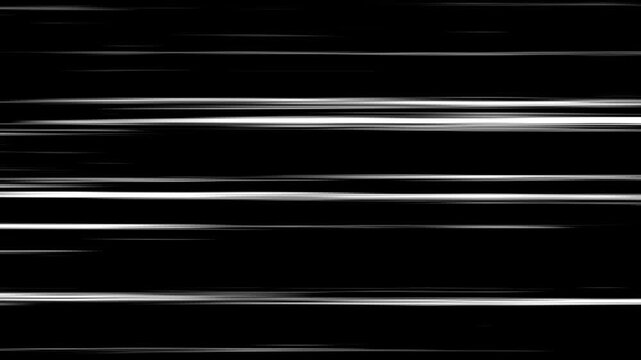 Abstract speed lines background, dynamic horizontal motion blur effect, fast movement concept for motion and transitions
