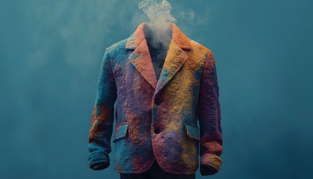 Clothes that change their color and texture depending on mood &mdash; like a walking canvas.