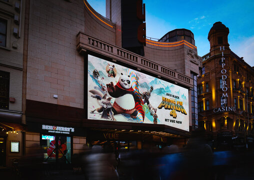 Kung Fu Panda 4 Animation Movie, Vue West End Cinema, Leicester Square, England, United Kingdom - April 2024