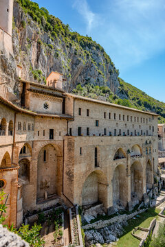 Subiaco. The Monastery of Saint Benedict, or Sanctuary of the Sacred Cave