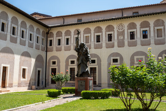 Subiaco. The Monastery of Saint Scholastica