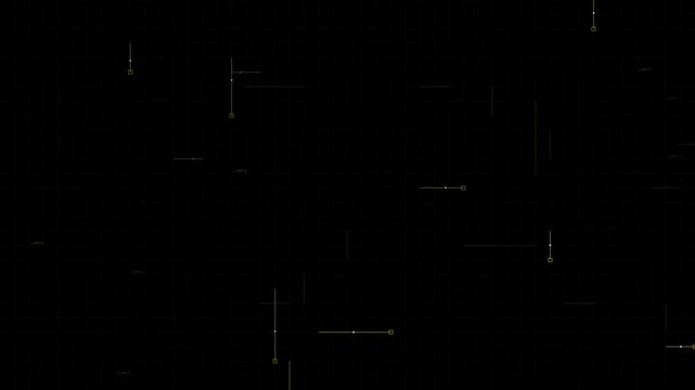 An abstract black and white digital glitch animation with a seamless looping motion effect.