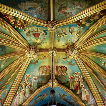Ornate Church Ceiling Detail