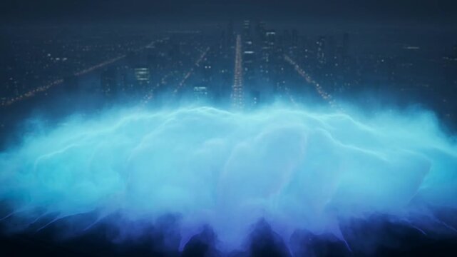 Electricity plasma blue light technology.