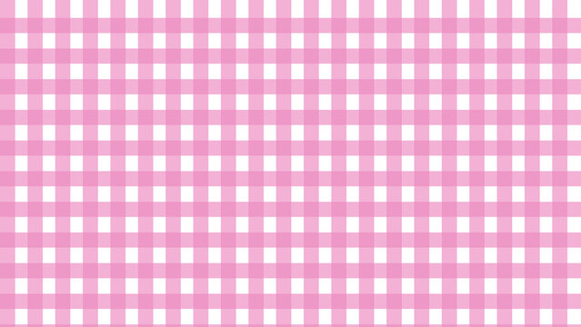 Light pastel pink and white gingham check pattern background with background seamless repeating geometric tablecloth backdrop ornament illustration structure creative presentation