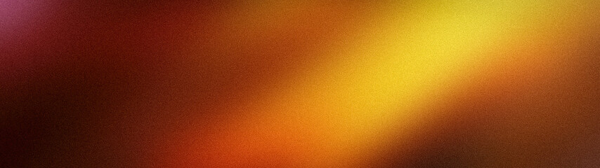 Naklejka premium Warm gradient background with red orange and yellow tones abstract grainy texture for wide wallpaper and banner designs