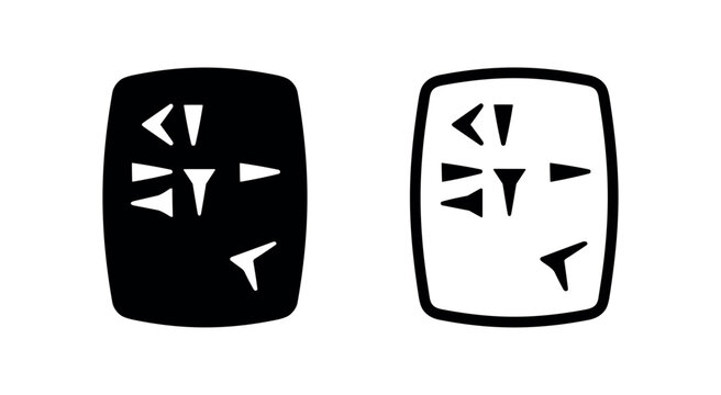 Ancient cuneiform clay tablet icons