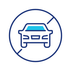 Fototapeta premium Drunk driving icon. Safety and road safety line symbol. Color.