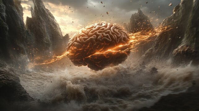 Powerful brain amidst chaotic landscape