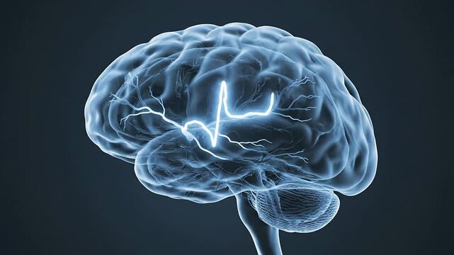 Neural Network Activity Analysis of Depression in Brain Circuits with Electric Signals Against an Abstract Dark Background