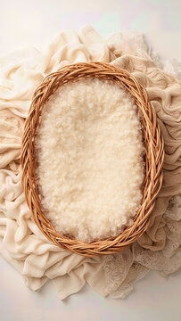pesebre, canasta, cobija, para bebe, alimento, arroces, pan, trigo, aislada, salubre, granito, caf&eacute;, ingrediente, harina, crudo, semilla, dieta, insaturado, agricultura, cereal, organica, cesta, close