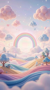 cielo, nube, arco iris, naturaleza, verano, clima, sol, azul, diurna, alumbrado, ilustraci&oacute;n, acu&aacute;tico, arte, color, aereo, amor, designio, primavera, vector, mar, dechado, nublado, coraz&oacute;n, submarino