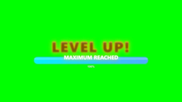 XP Progress Complete Experience Bar Full Level Ready Gaming 4K