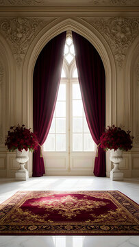 cortinas, rojo, fondo, fotografia, foto, fondo fotografico, interiors, habitaciones, casa, mobiliario, cristaleras, de lujo, arquitectura, designio, silla, modo de vivir, mesa, chimenea, clasicos, ant