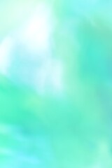 Obraz premium 緑色のグラデーション背景 爽やかな夏のイメージの抽象背景