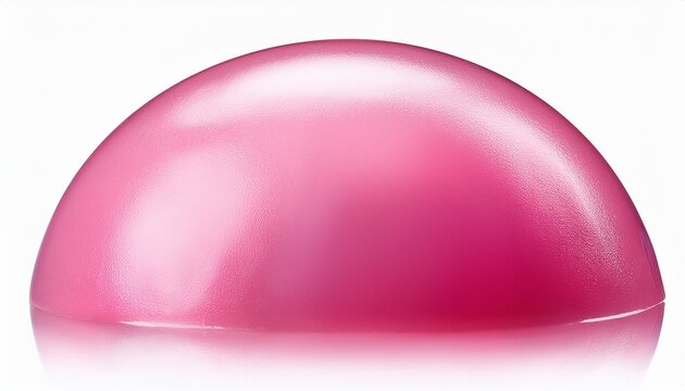 pink bubblegum bubble isolated on transparent or white background