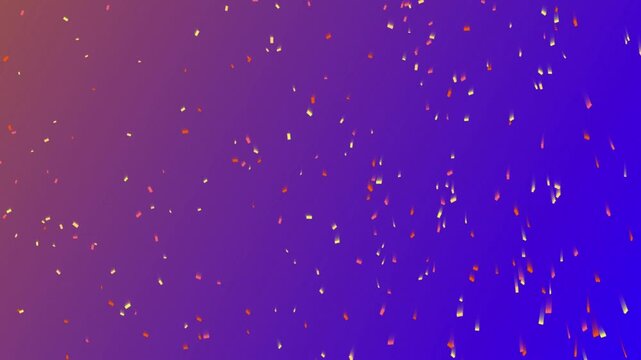 Abstract digital particles dance in gradient light during cosmic exploration concept illustration