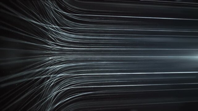 Blend Clean Silver Lines and Particles, Silver Stripes Loop Background