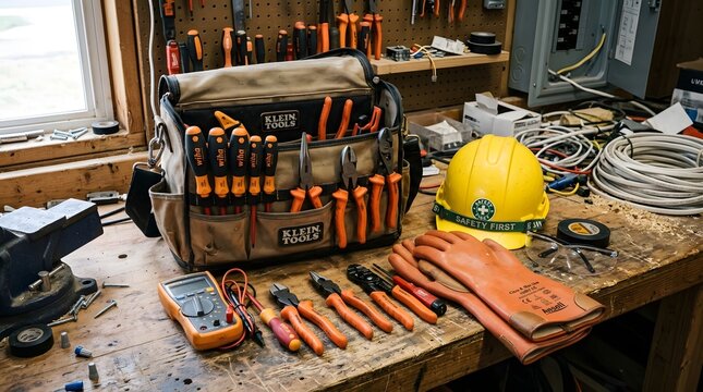Professional Electrician's Toolkit For Labor Day, Ready For Work