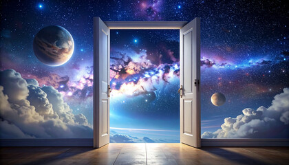 Open doorway into space