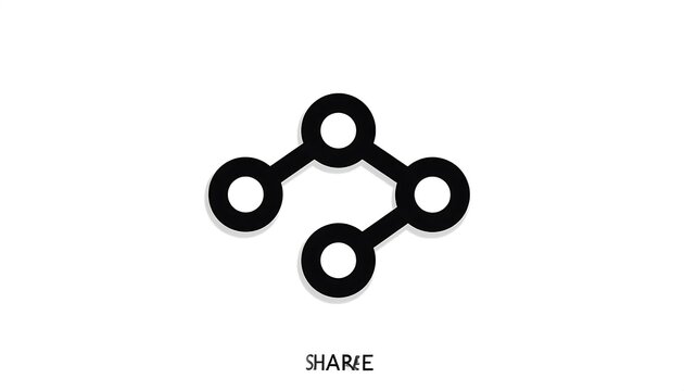 Black molecular structure diagram isolated on white.