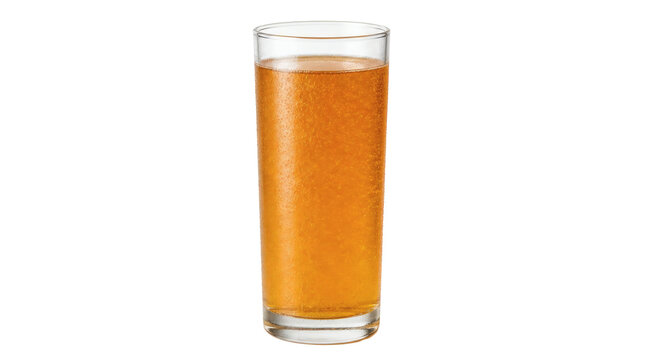Refreshing Kombucha Drink in Tall Glass Close Up