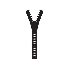 Zipper. Closed and open zip icon Vector illustration © Taufikur