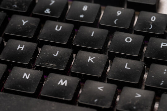 computer keyboard close up