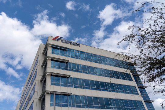Houston, Texas, USA - March 6, 2022: CEMEX headquarters in Houston, Texas, USA. CEMEX is a global building materials company. 