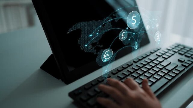 Global currency exchange enables seamless money transfer through currency, exchange, and global systems for decentralized international financial connection Marrow
