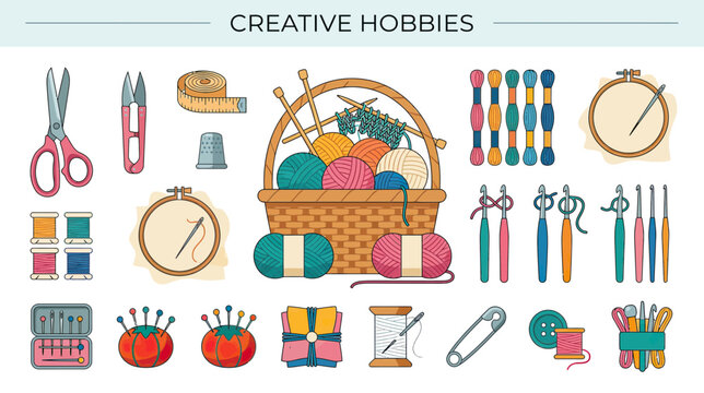Handicraft Supplies for Creative Hobbies