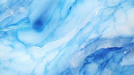 Naklejka premium Abstract background with blue alcohol ink and fluid art smoke texture. Ethereal backdrop with light blue marble onyx texture, cloud pattern, sky blue background, and watercolor effect.