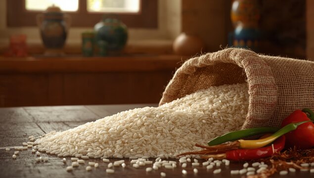 Bomba rice from Valencia for paella